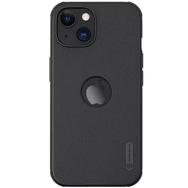 Matte black Apple cover for iphone 15 cover with dual camera cutout minimal iPhone case by Nillkin