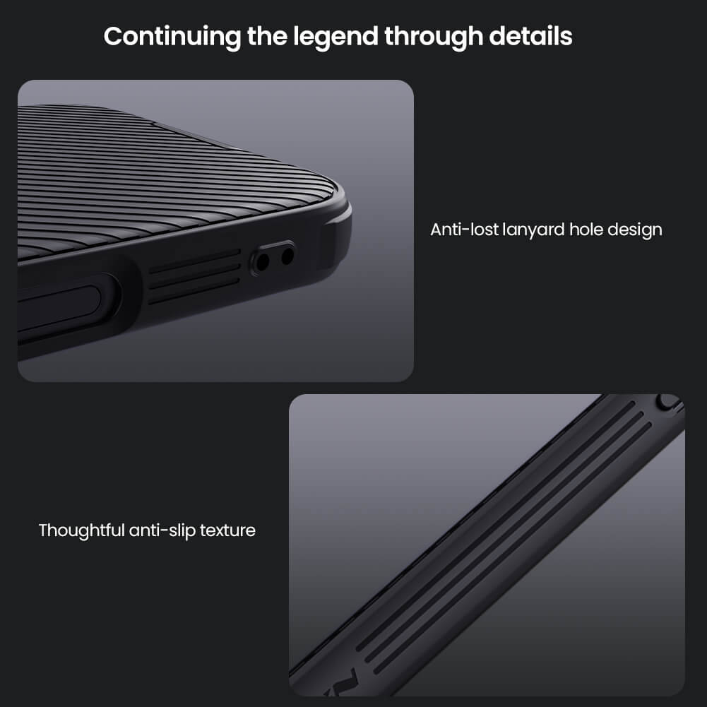 Front view of iPhone black cover for iphone 16 cover clear screen display with raised edges for added drop protection.