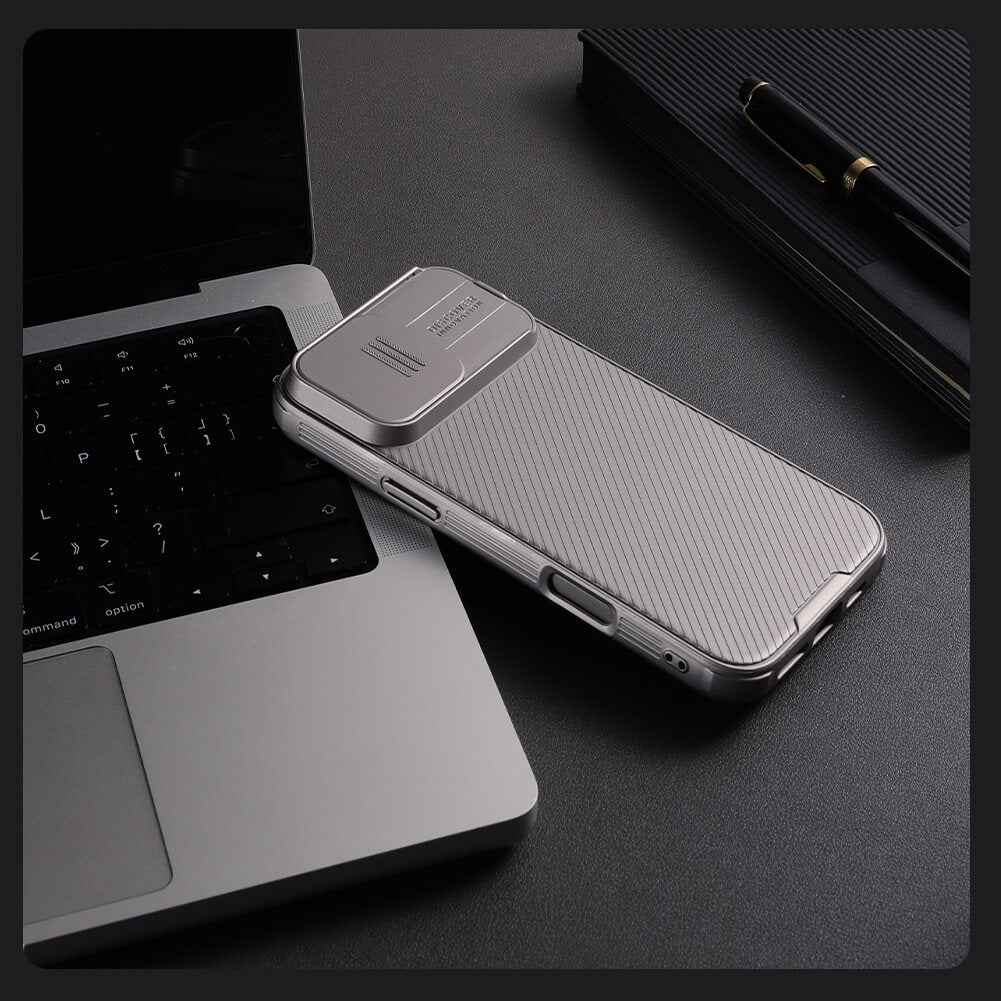 iPhone Cover | Nillkin CamShield Pro Case for iPhone 16 Series - Camera Protection & Sleek Design