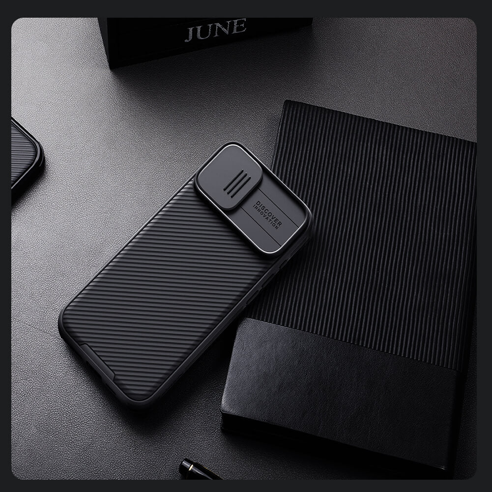 iPhone Cover | Nillkin CamShield Pro Case for iPhone 16 Series - Camera Protection & Sleek Design