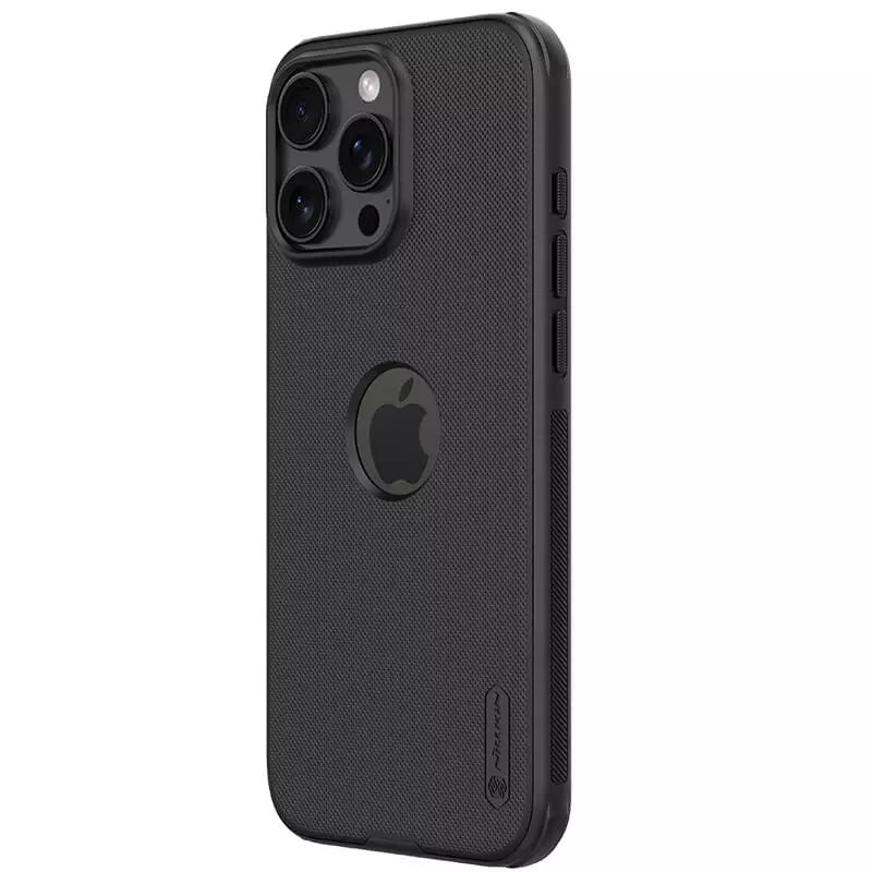 Side angle of matte black iPhone case for iphone 16 pro max cover with full protection design sleek iPhone cover for Apple devices.