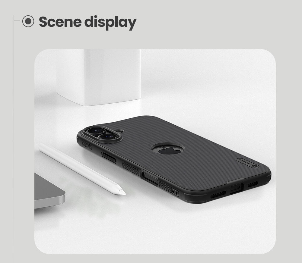 iPhone Cover | Nilkin Super Frosted Shield Pro Case for iPhone 16 Series – Shockproof & Durable Protection