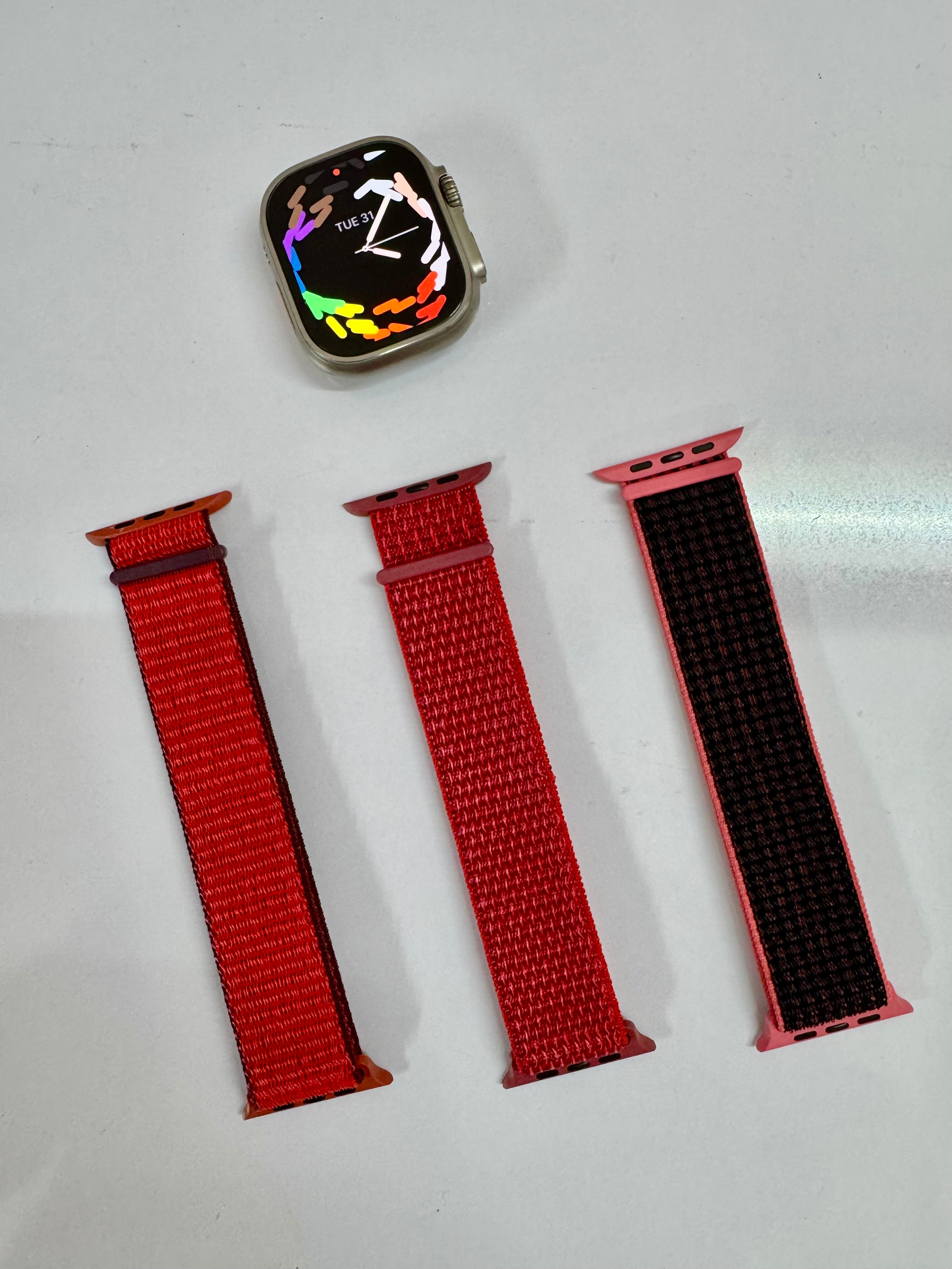 Apple Watch Strap | Nylon Braided Velcro Loop Band 42/44/45mm