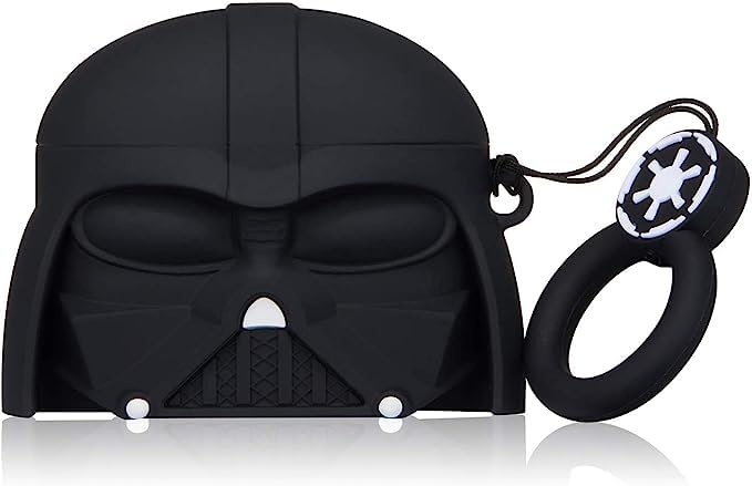 Star Wars AirPods Case for AirPods Pro 1 And 2 (Darth Vader With Keychain)