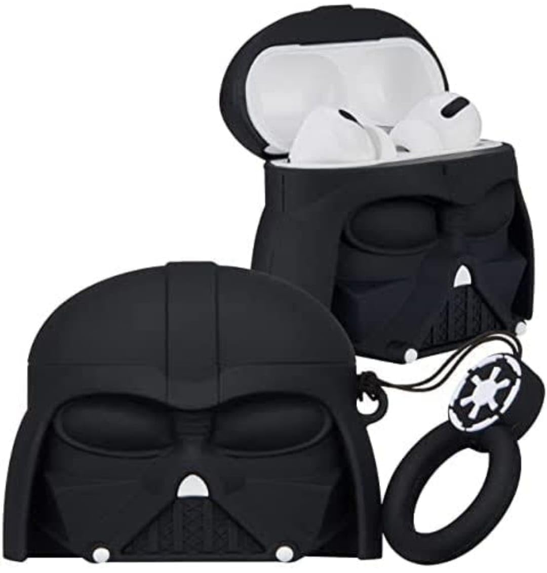 Star Wars AirPods Case for AirPods Pro 1 And 2 (Darth Vader With Keychain)