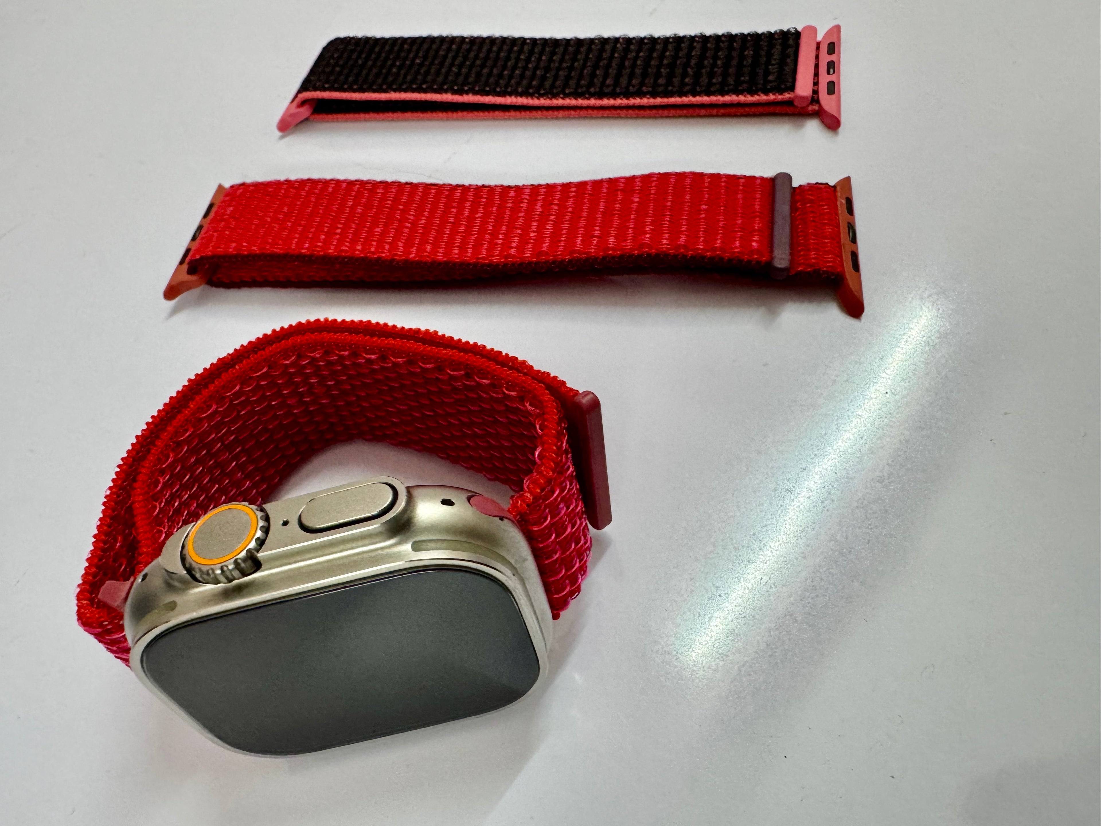 Apple Watch Strap | Nylon Braided Velcro Loop Band 42/44/45mm