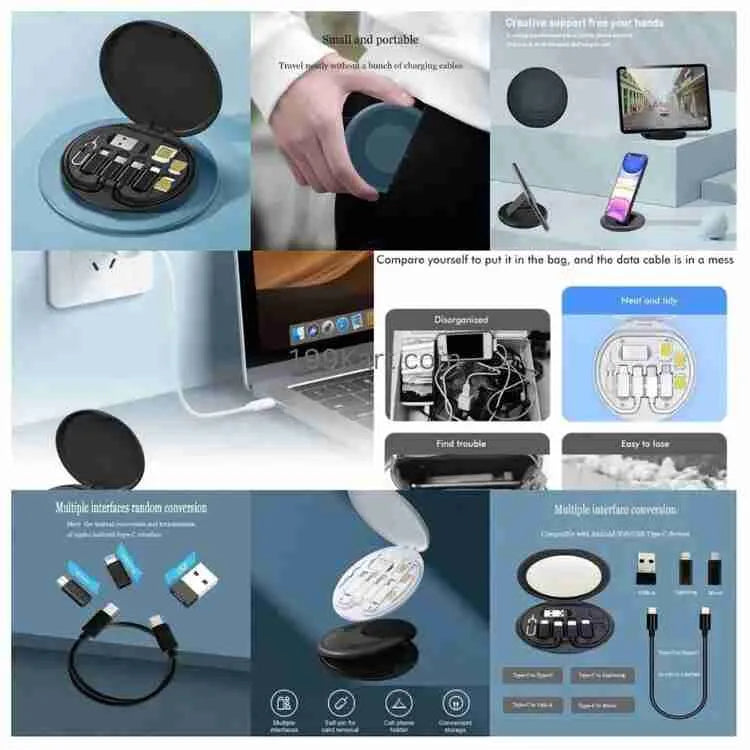 lightweight multiport USB cable for travel enthusiasts