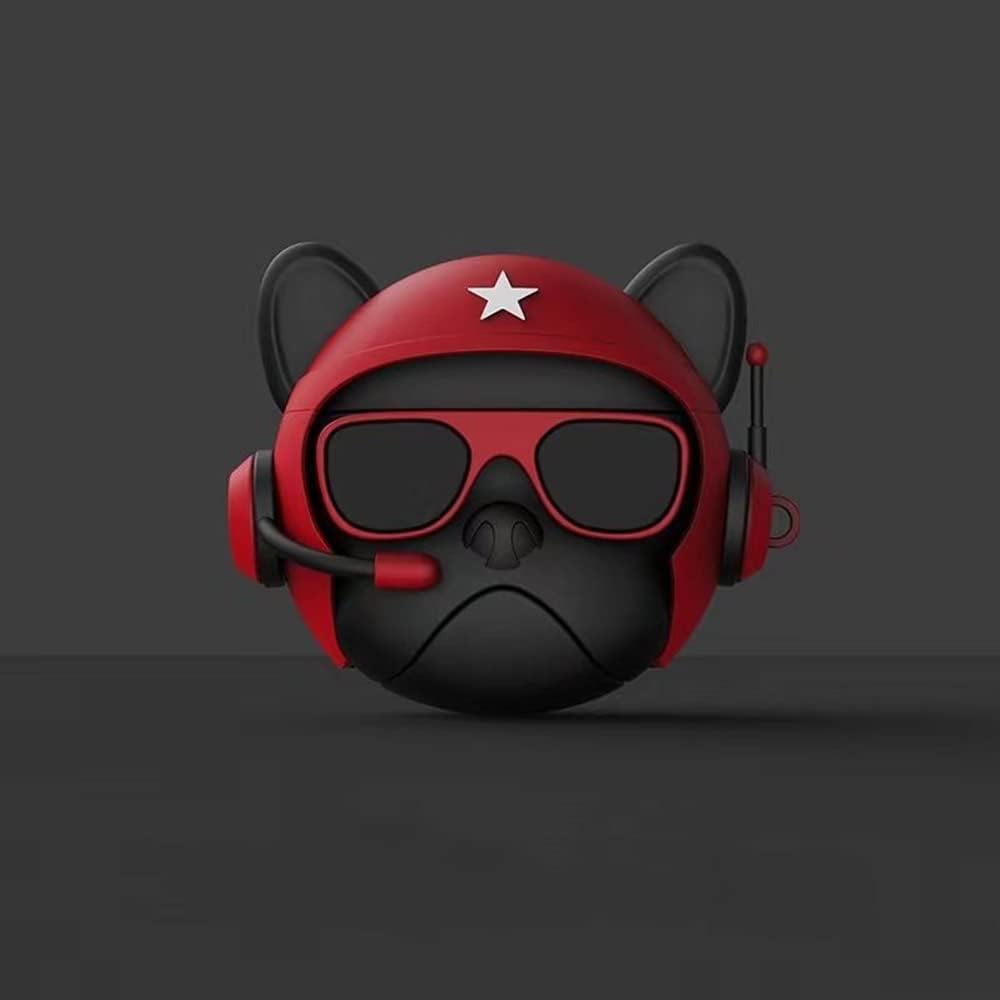 Fun and protective airpods pro cases shaped like a tactical gaming dog.