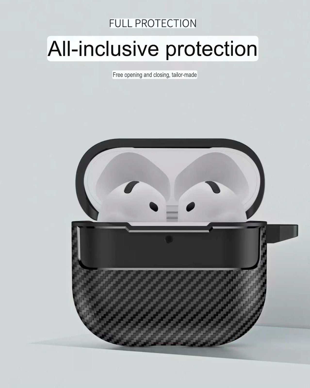 Dustproof aur fingerprint-free airpods 4 case – smart LED indicator ke sath