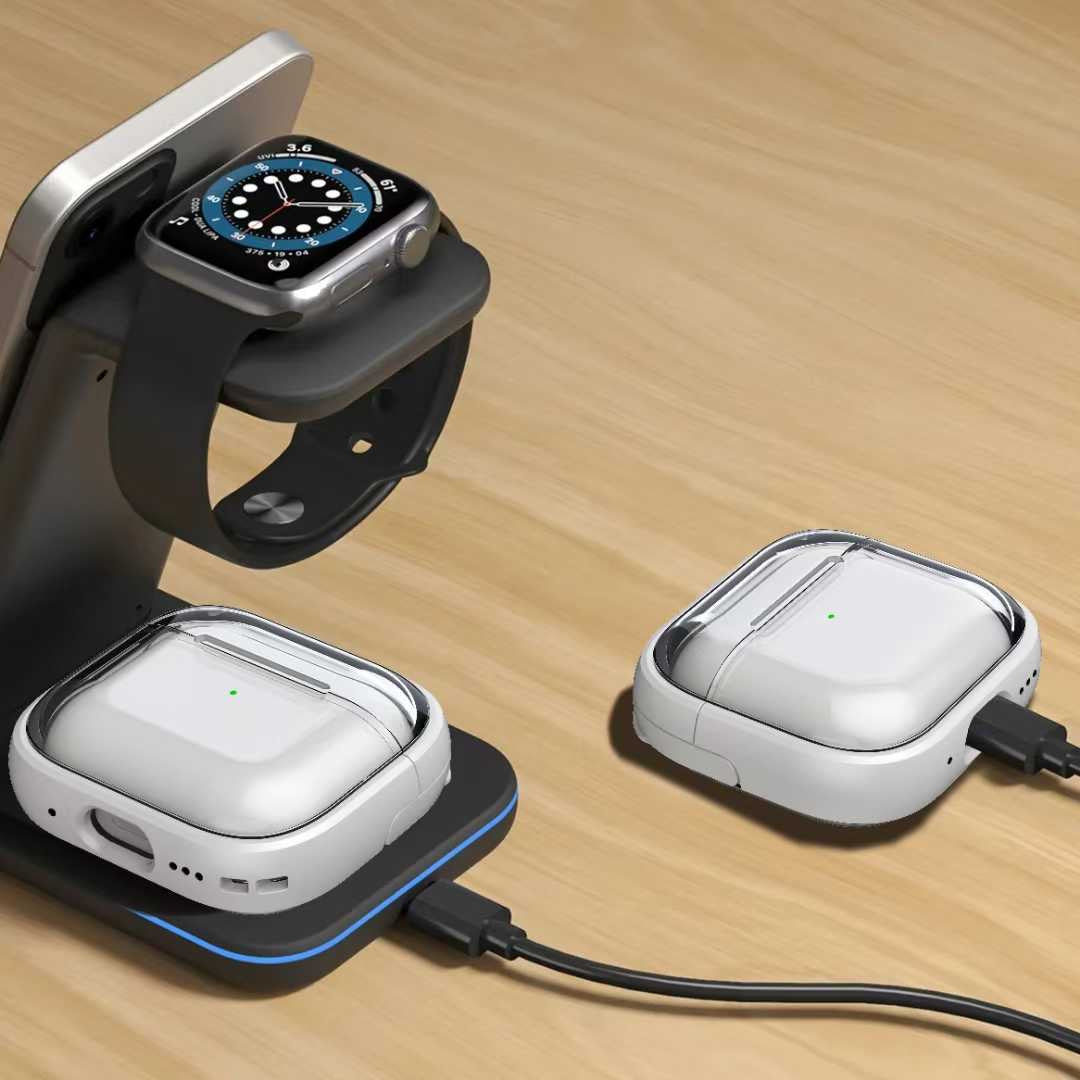 Wireless charging compatible AirPods Pro 2 case sleek and lightweight AirPods 4 case