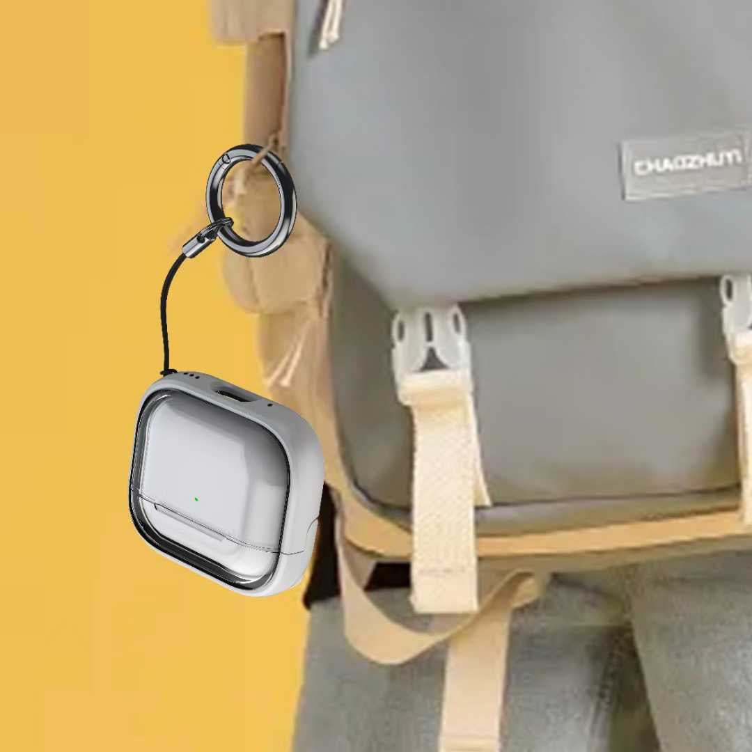 Portable AirPods Pro 2 case with metal ring holder, best AirPods 4 case for travel and daily use