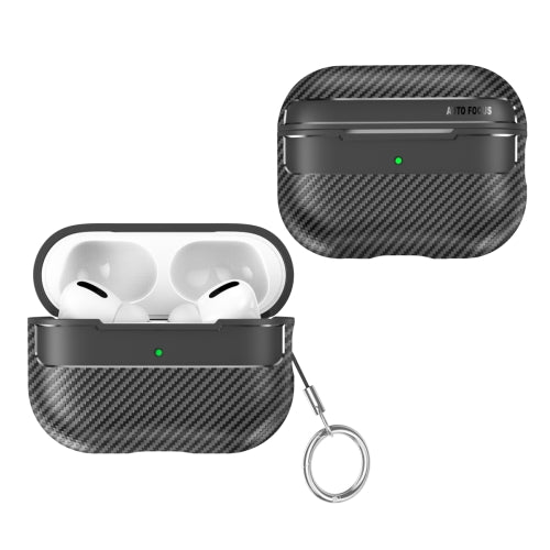 Shockproof airpods pro case with carbon fiber design durable and lightweight airpods case
