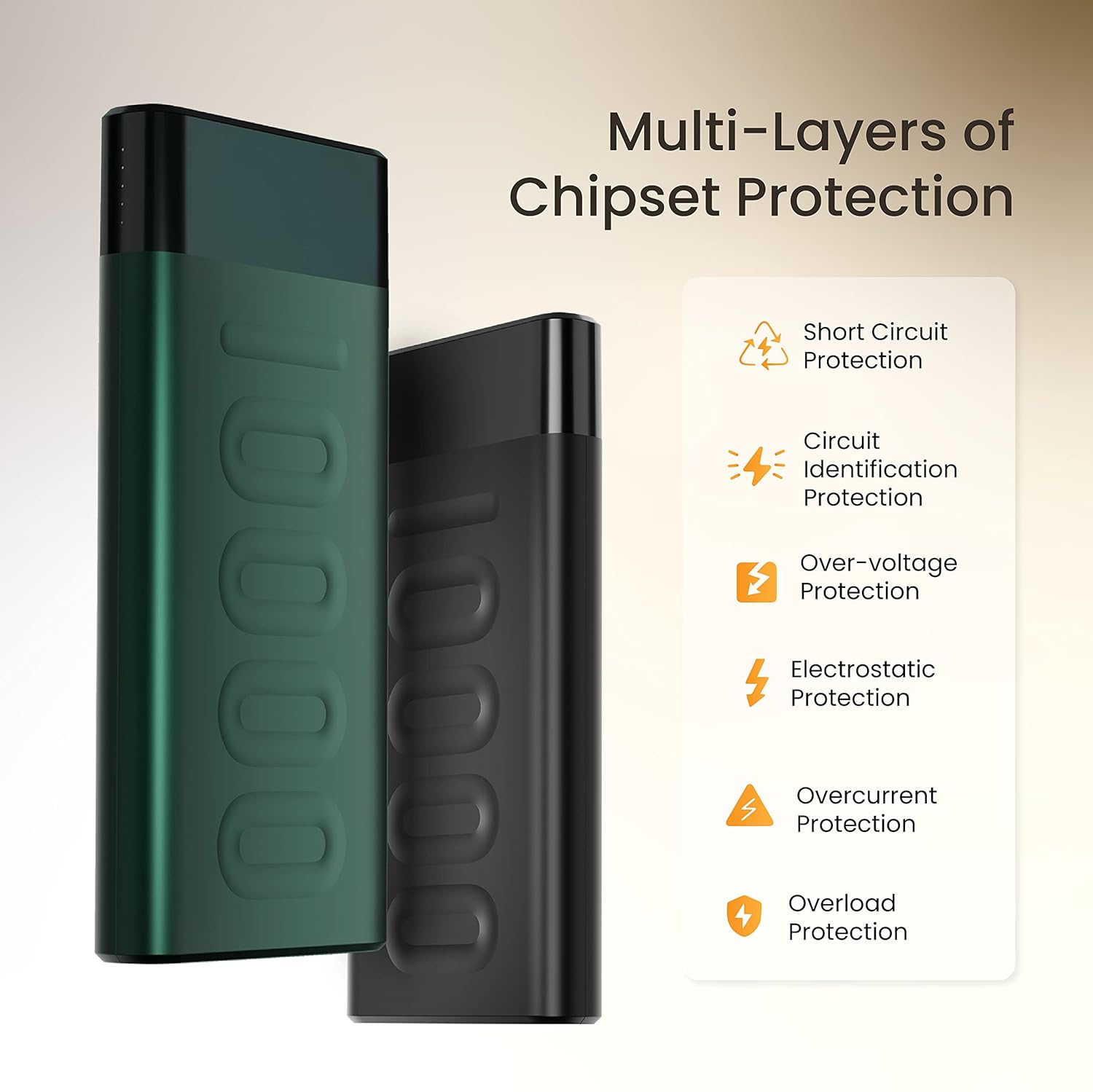 Power banks with multi-layer protection, safeguards against short circuit, overvoltage, and overheating