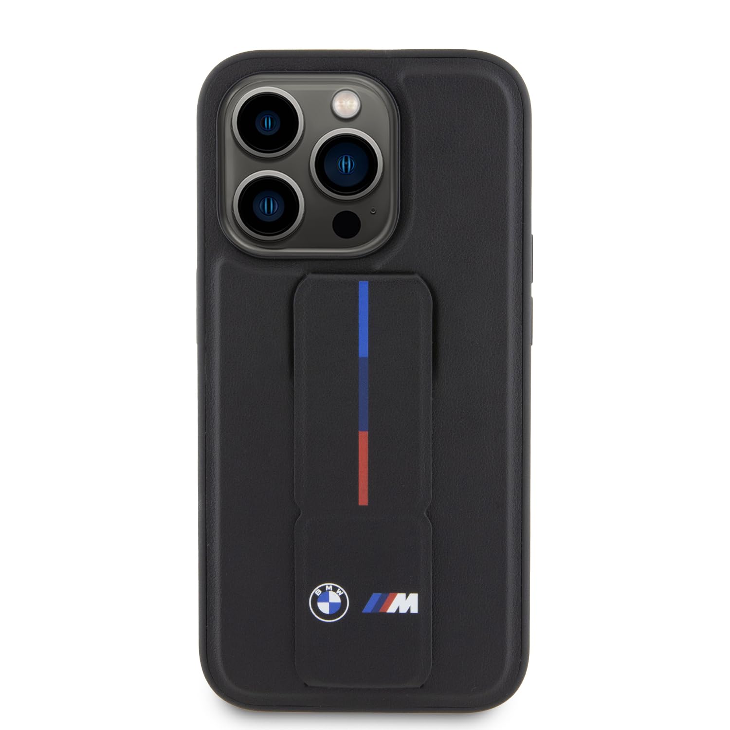 Premium BMW M-Series iPhone Case with Built in Kickstand for iphone 15 pro covers Sleek Black Design