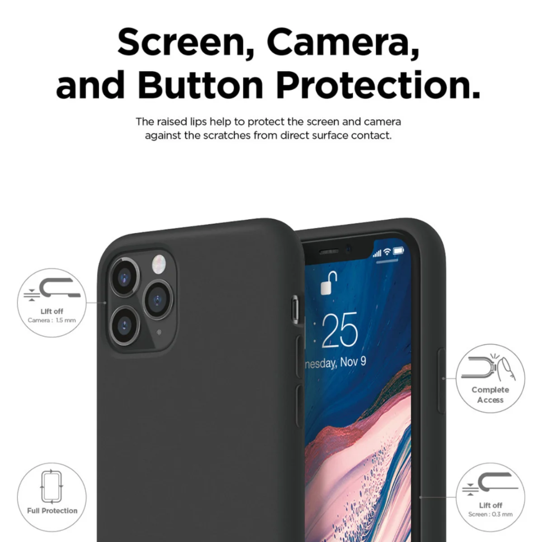 Full protection iPhone case with raised camera and screen lips for scratch resistance for iphone 16 pro max cover