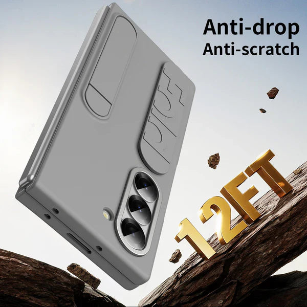 Durable samsung cover for Samsung Galaxy Z Fold 6 case with anti scratch, anti-drop design and kickstand