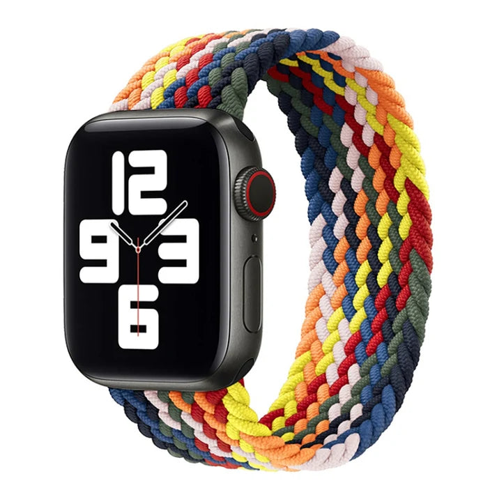 Apple Watch Strap | Nylon Braided Single Loop Band 38/40mm (S) Multicolor