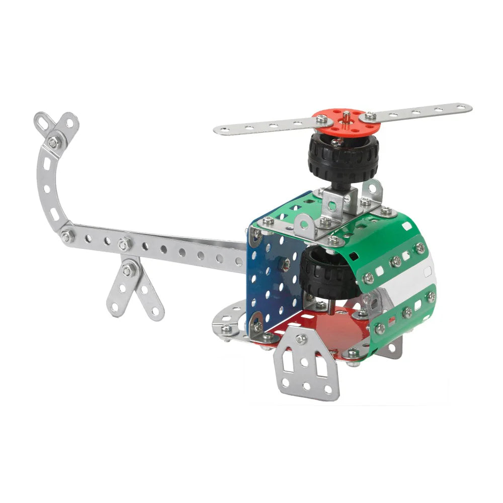 A toy helicopter displaying its colorful features and inviting design for imaginative play.