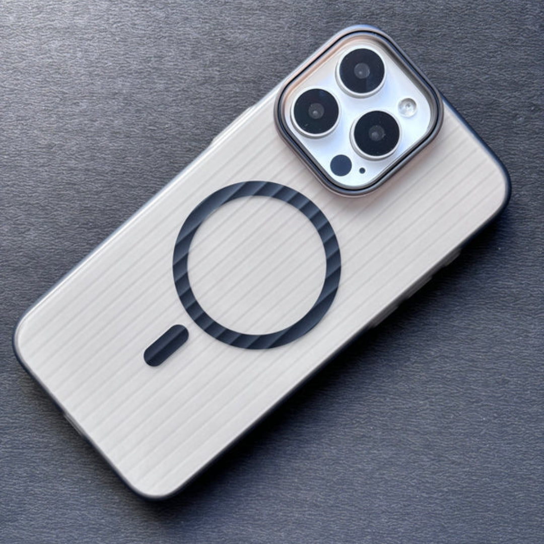 Slim iPhone Cover with Transparent Back and MagSafe Circle Lightweight build, iphone 16 pro max cover with reinforced corners and anti yellowing material for durability