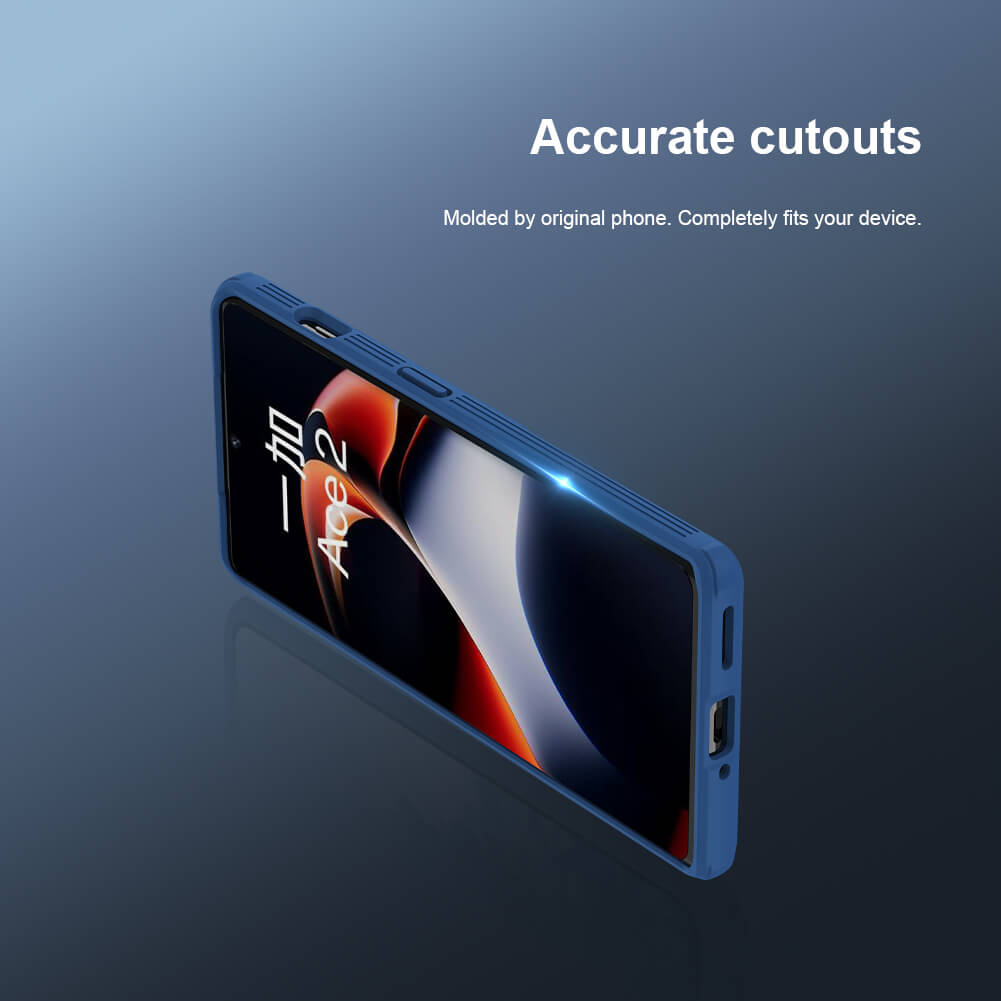 Close up of oneplus 11R mobile cover emphasizing precise and accurate cutouts that fit the device perfectly