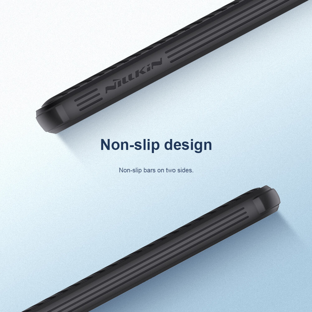 Non slip grip design on both sides of the mobile cover for better handling and secure grip for oneplus 11