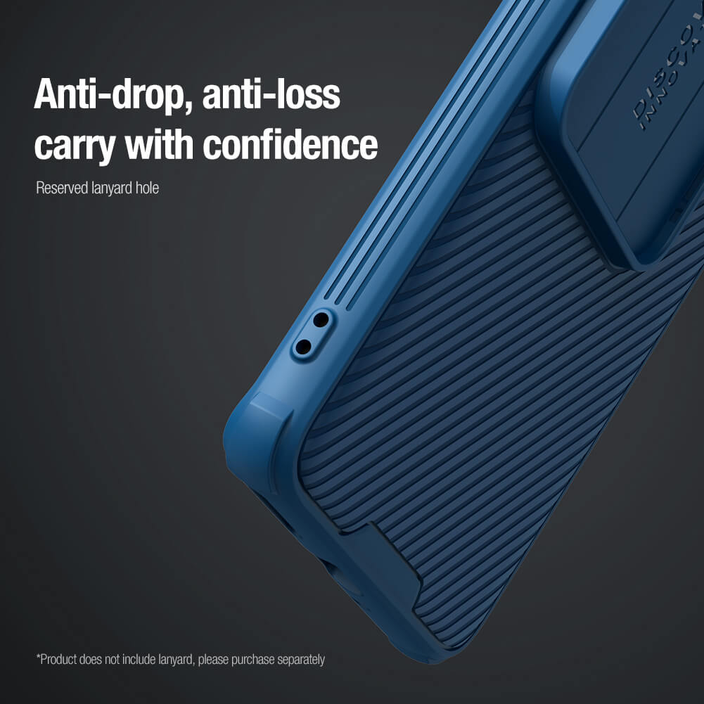 mobile covers showcasing Anti drop, anti loss, carry this oneplus 12R case with confidence that comes wth Reserved lanyard hole