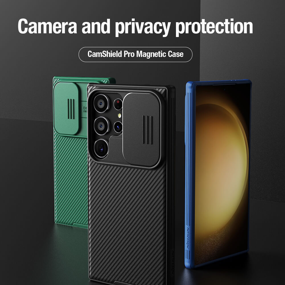 Samsung Cover | Nillkin CamShield Pro Case for Samsung Galaxy S23 Series - Camera Protection & Sleek Design