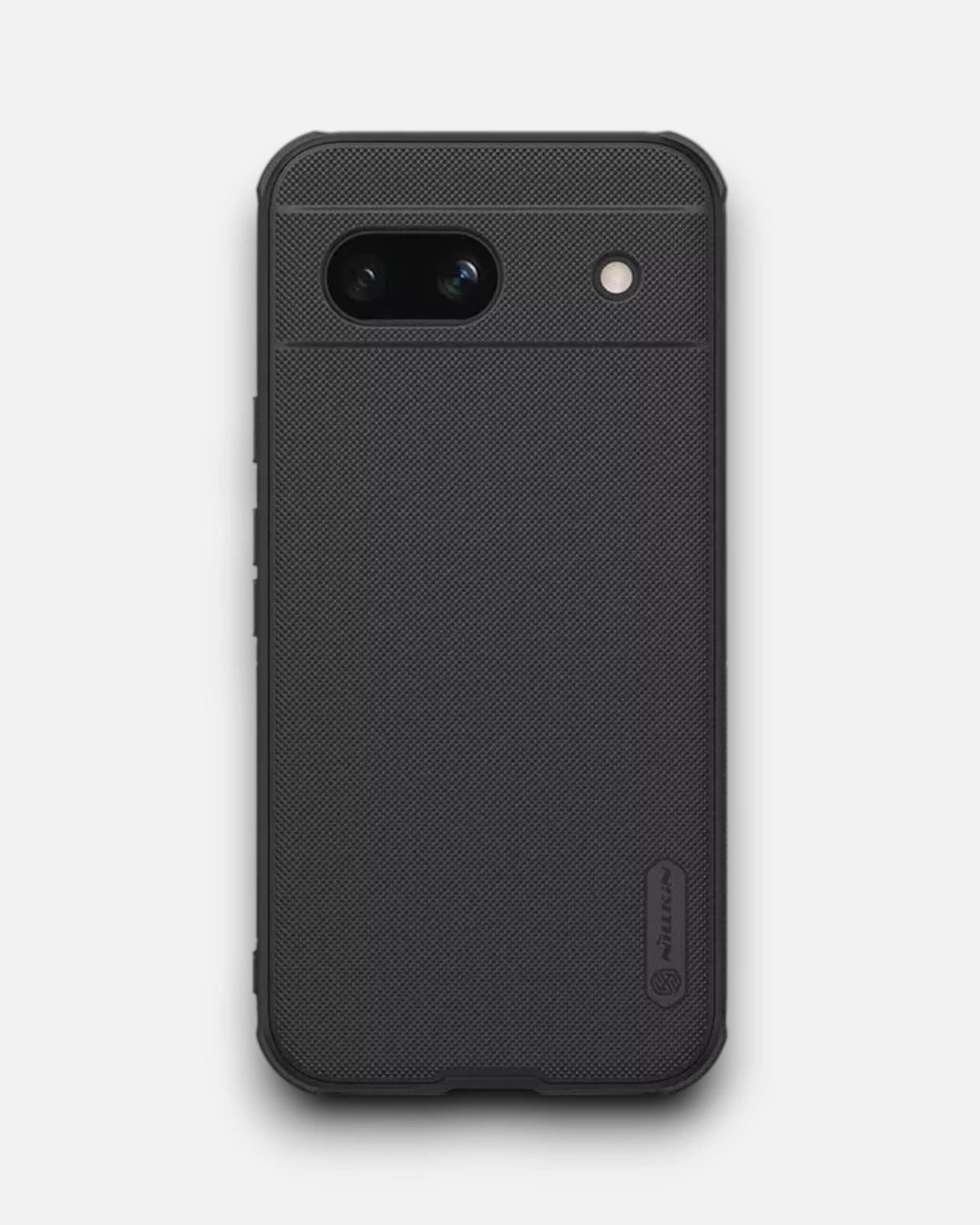 Rugged black Google Pixel 8A case with shockproof corners for enhanced drop protection