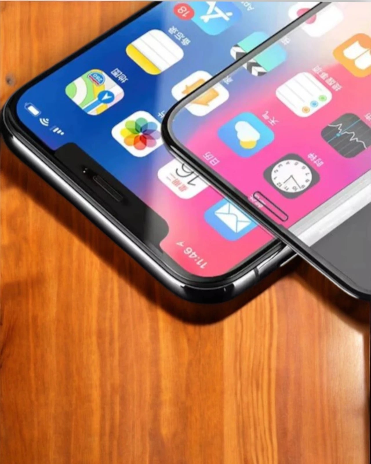 Clear tempered glass for iPhone 13, designed to prevent scratches and enhance touch sensitivity.