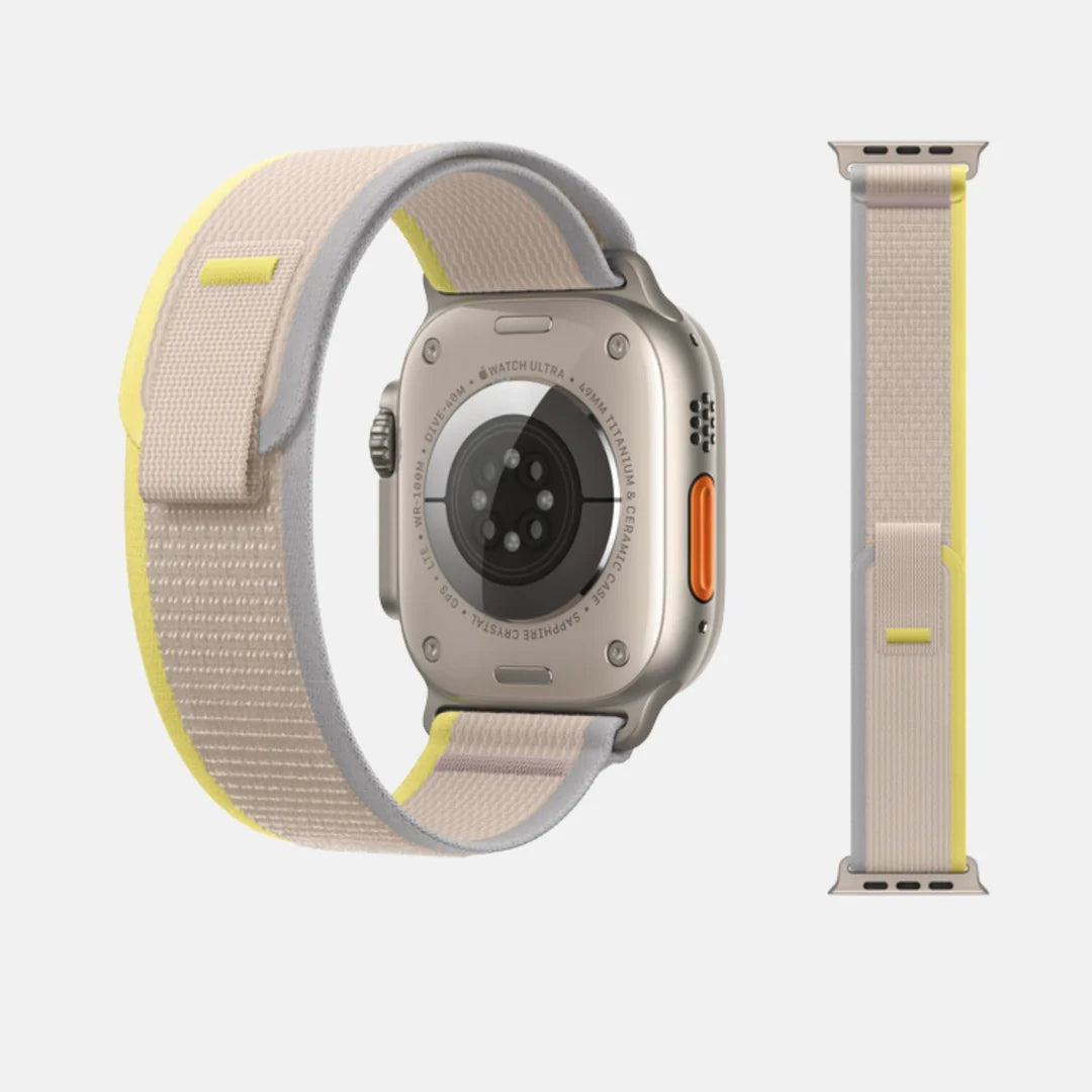 grey Lightweight Trail Loop apple watch straps offers breathability and comfort for your Apple Watch during any activity