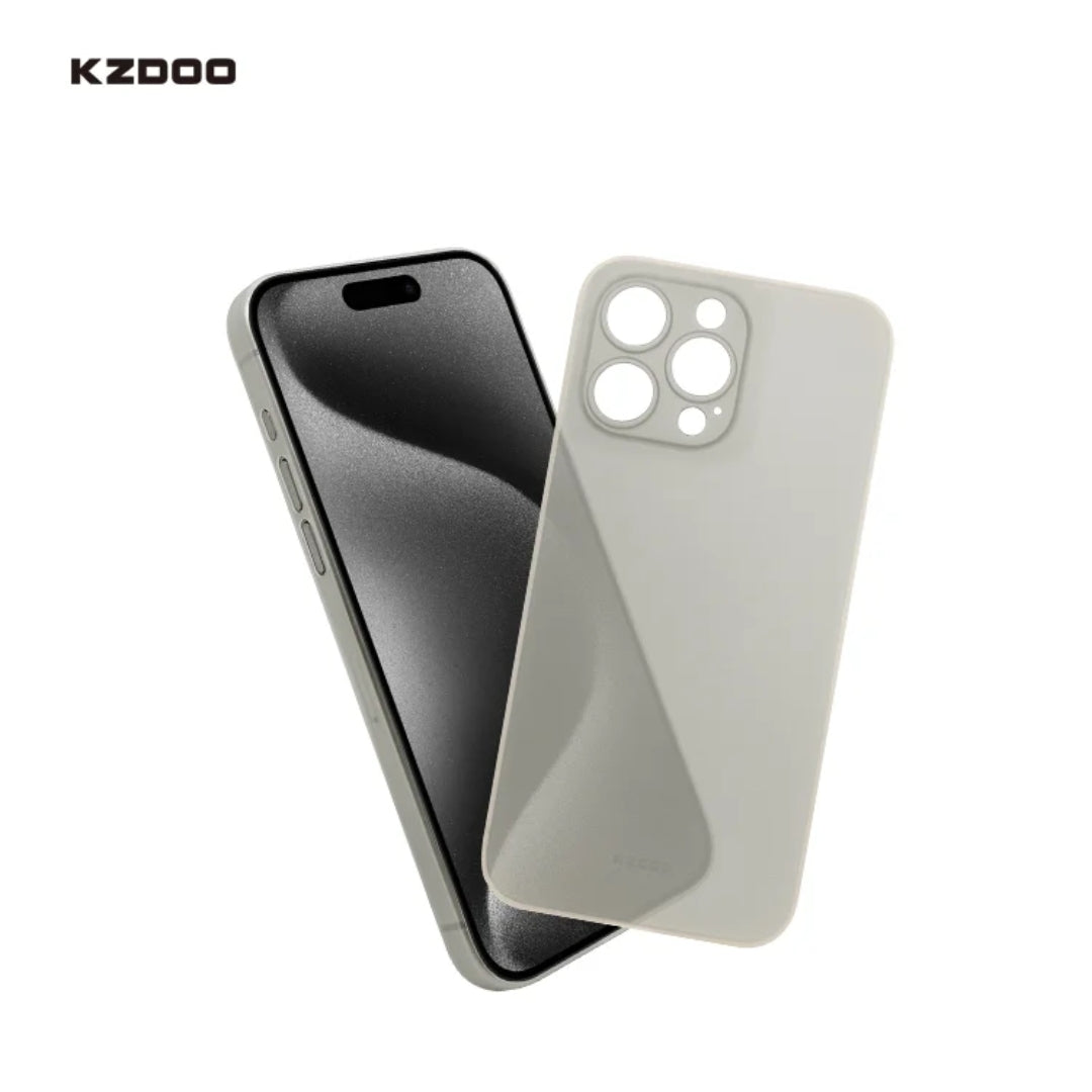 KZDOO Minimalist iPhone case, ultra thin and feather light, iphone 15 pro max cases featuring MagSafe compatibility for easy attachment