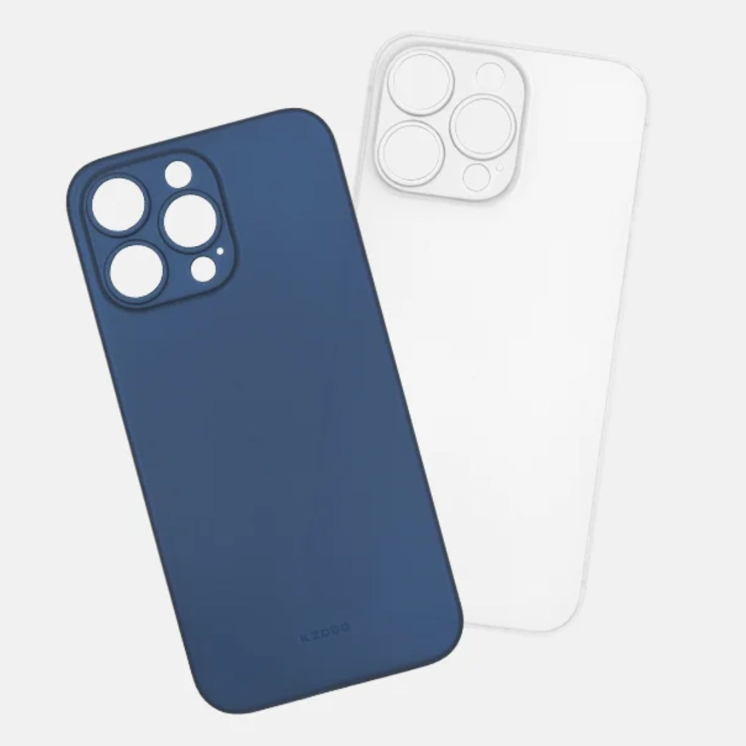 blue and transparent Minimalist, ultra thin iPhone case with magsafe compatibility for a stylish design for iphone 15 pro max cases