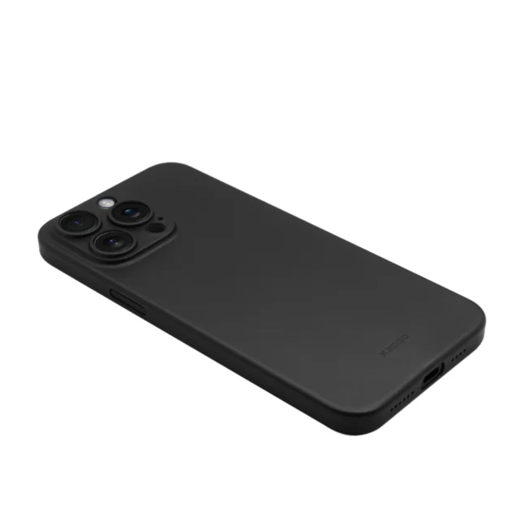 Elegant Black ultra thin iPhone case that is compatible with MagSafe, reflecting a minimalist design for iphone 15 pro max cases