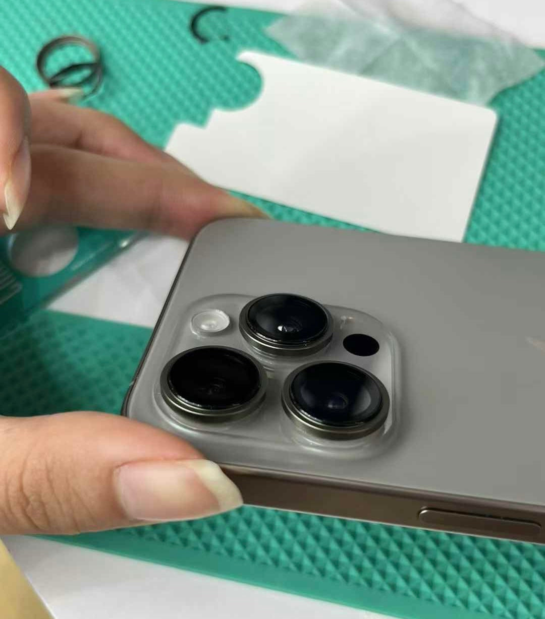 Upgraded camera lens for iphone with a protective cover for enhanced durability and anti scratch performance