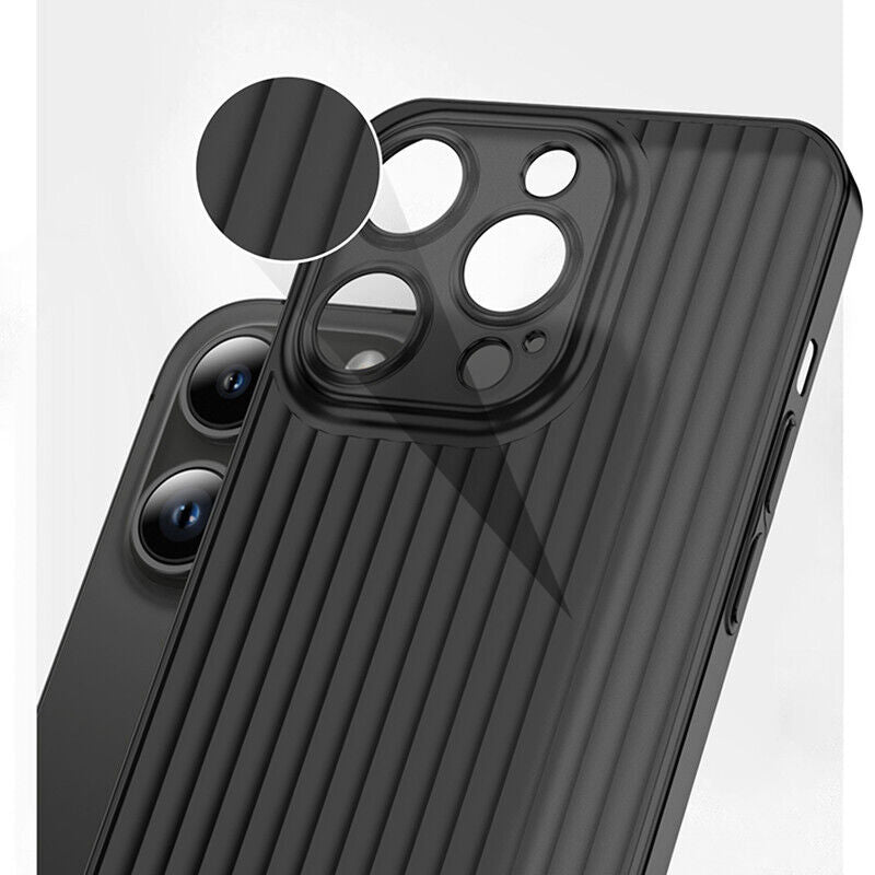 A durable black mobile cover with raised edges around the camera for added security, iphone 16 cover offering a classic and bold look
