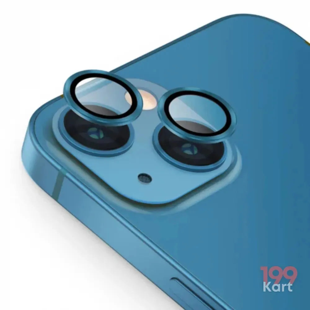 Elegant blue camera lenses for iphone, featuring a premium metallic finish and high definition clarity.