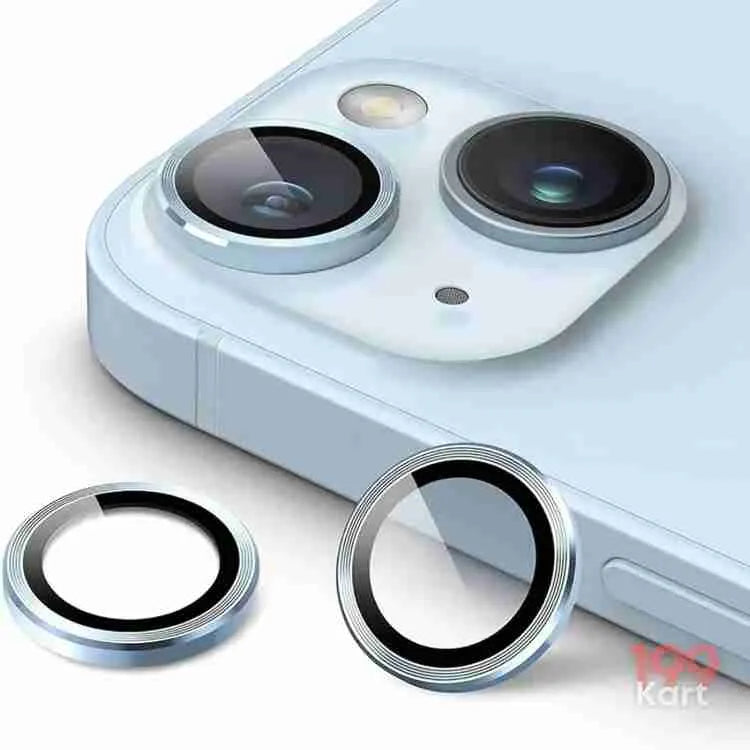 light blue iPhone camera lens for iphone with high quality tempered glass for ultimate protection and style