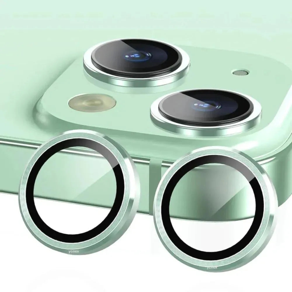 Vibrant mint green camera lens for iphone ring protector crafted for maximum scratch resistance and aesthetic enhancement.