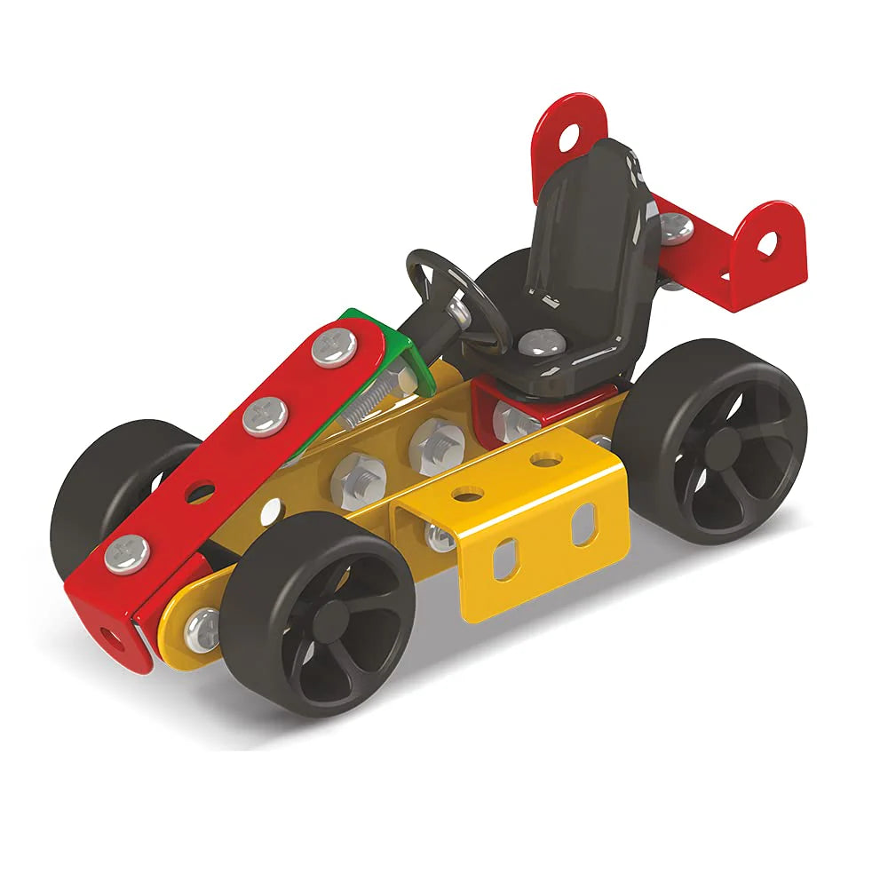 a beach buggy inspired model made from metal components suitable for creative thinkers