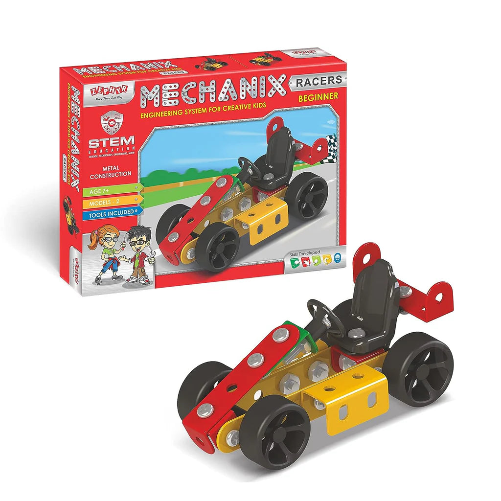 Zephyr Mechanix Racers Beginner DIY & Educational Toy