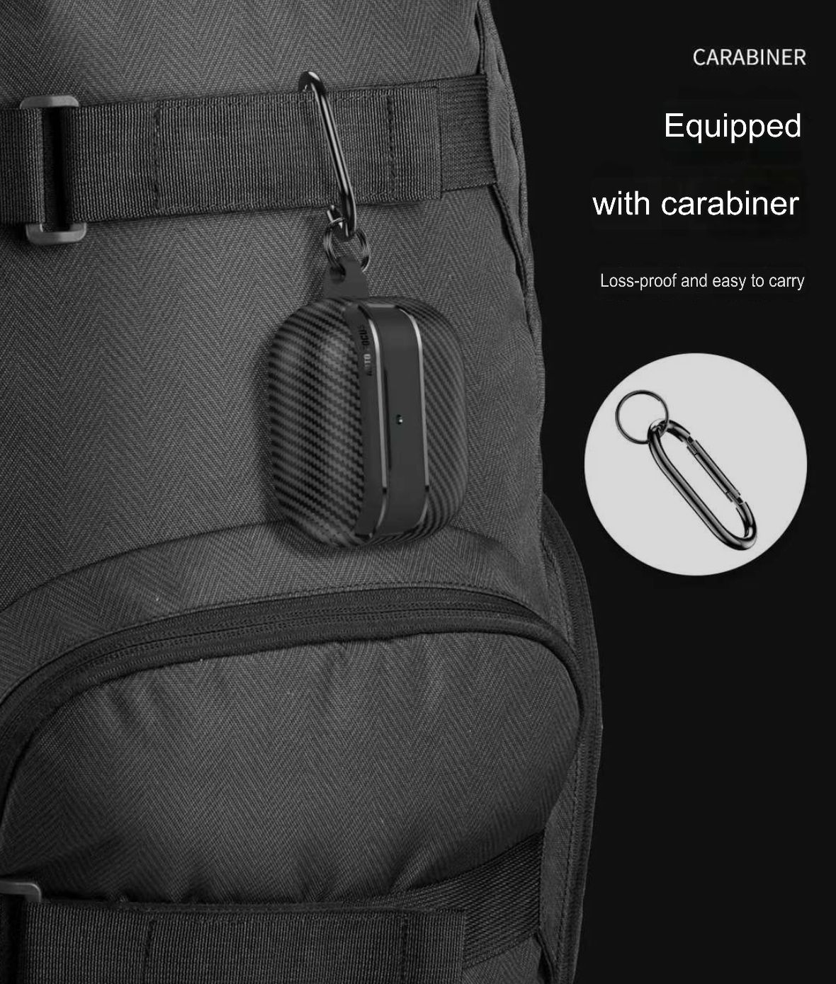 airpods cover ke liye best carbon fiber case – durable, waterproof aur wireless charging compatible