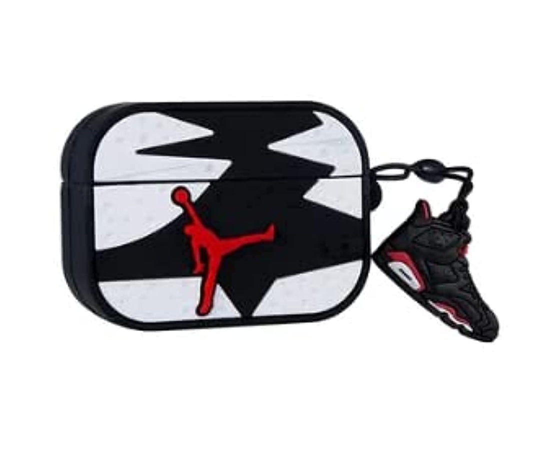 airpods pro case with unique sneaker design, shockproof and lightweight protection