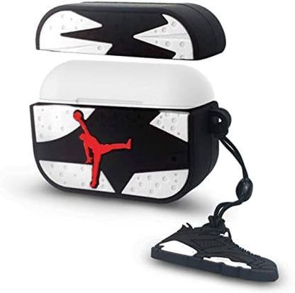 Airpod pro case for sneaker lovers, soft silicone, airpods pro 2 case for full protection