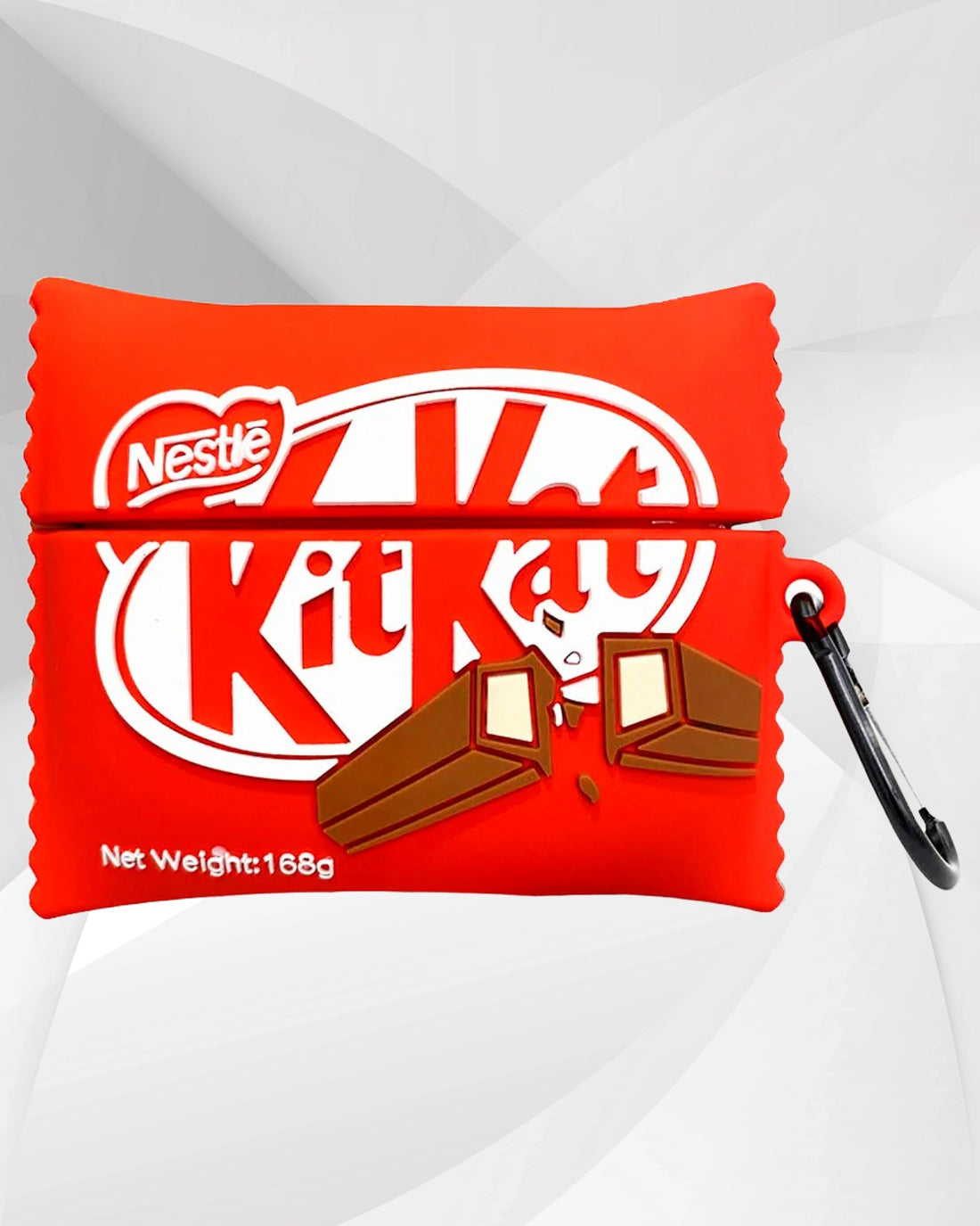 Cute KitKat style airpods pro gen 2 case, fun and protective apple airpods pro cases with a keychain attachment