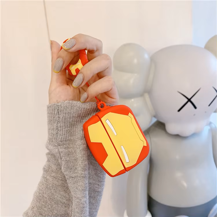 Portable airpods pro cover, lightweight airpods pro cover case with keychain for easy carrying