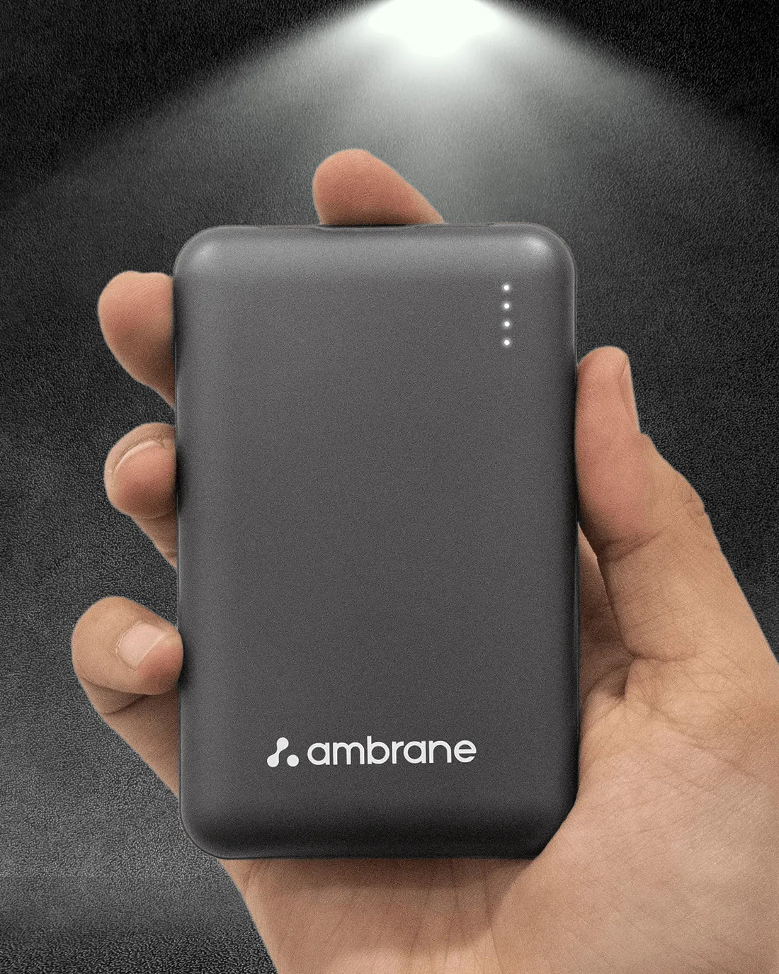 10000mAh portable power bank, compact, durable, and easy to carry in hand