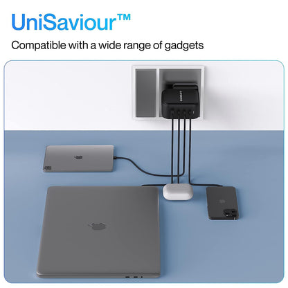 100W charger for iPhone and MacBook universal iPhone charger and for multiple devices. Best macbook charger with adapter compatibility