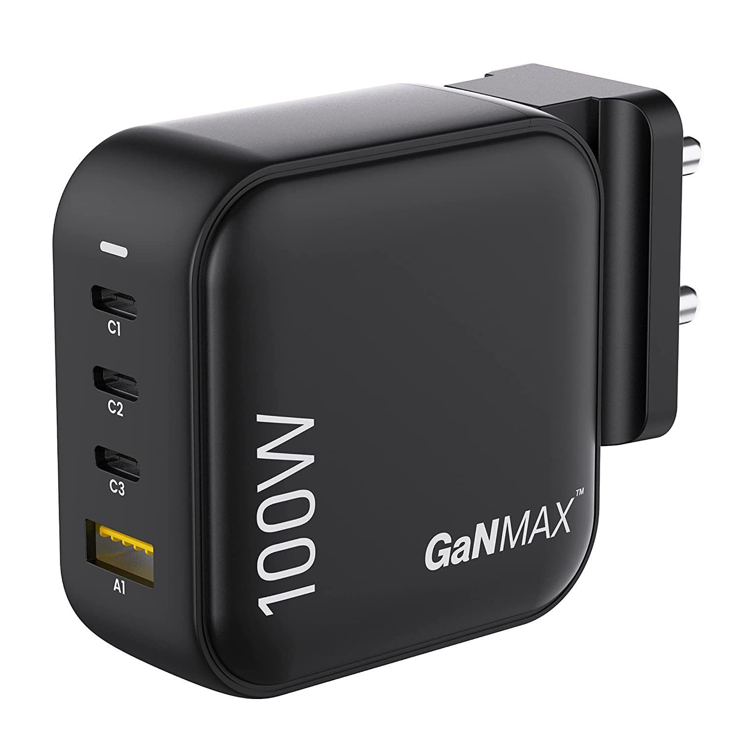 GaNMAX powered 100W charger, top tier iPhone charger, phone charger, and macbook adapter with highspeed charging and compact design