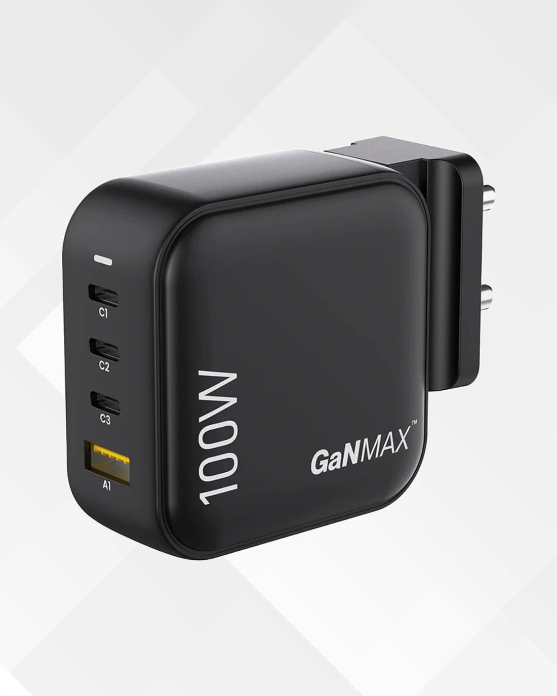 GaNMAX powered 100W charger, top tier iPhone charger, phone charger, and macbook adapter with highspeed charging and compact design