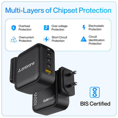  iPhone charger with multi-layer protection safe 100W mobile charger and other devices